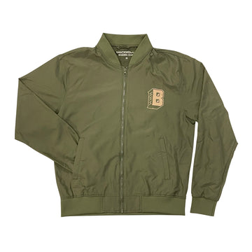 BRICKHOUSE LIGHTWEIGHT BOMBER JACKET (OLIVE)